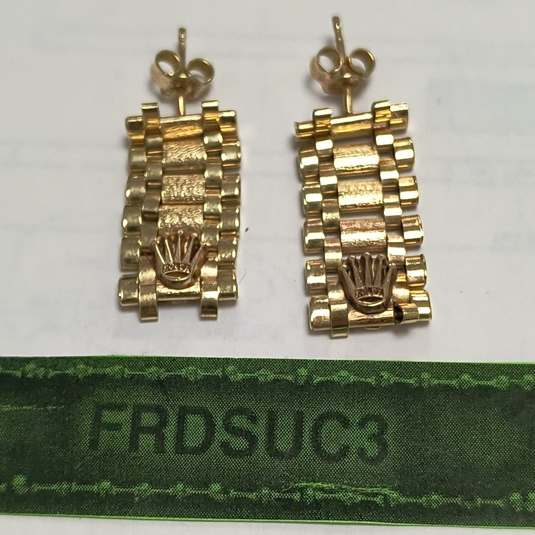 ARETES PAR ORO 14 K 4.1 GRMS (SEMINUEVO)