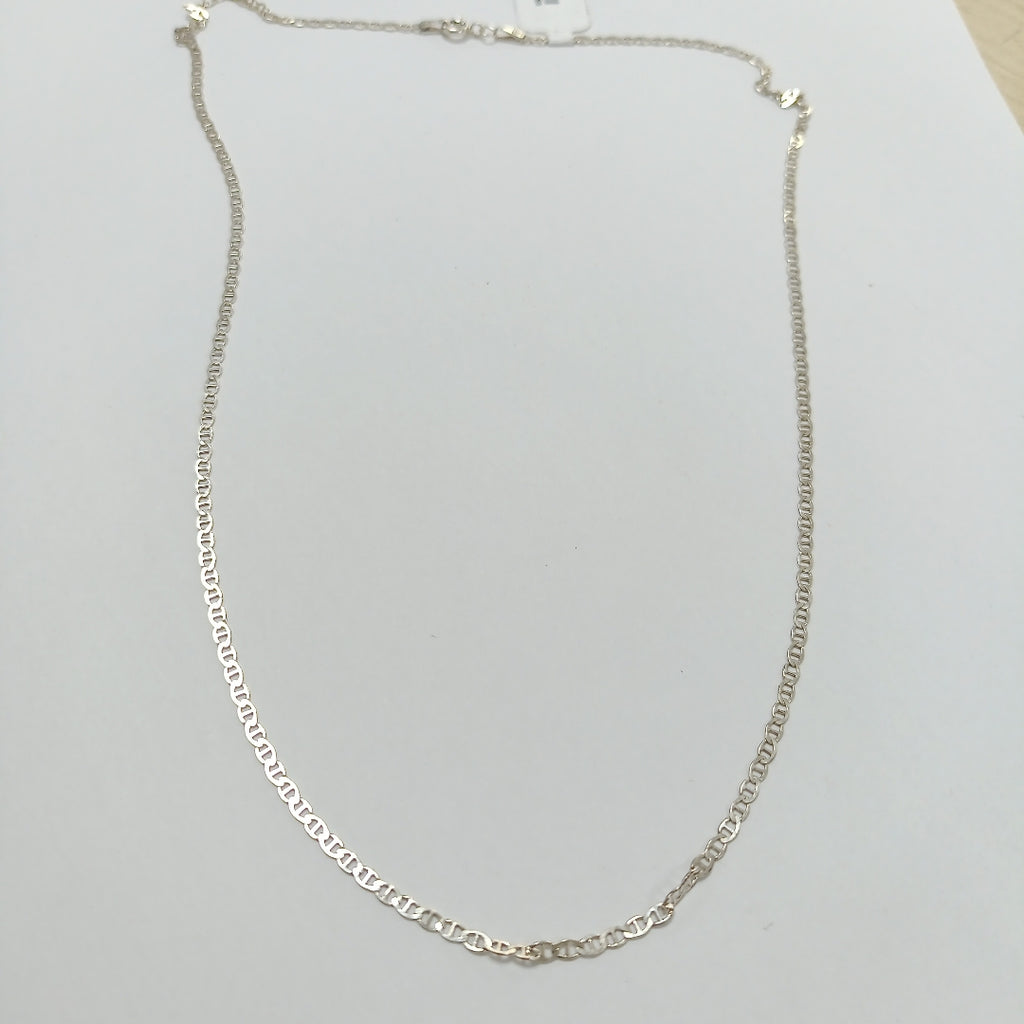 CADENA TEJIDO GUCHI PLATA .925 55 CM 3.6 GR (NUEVO)