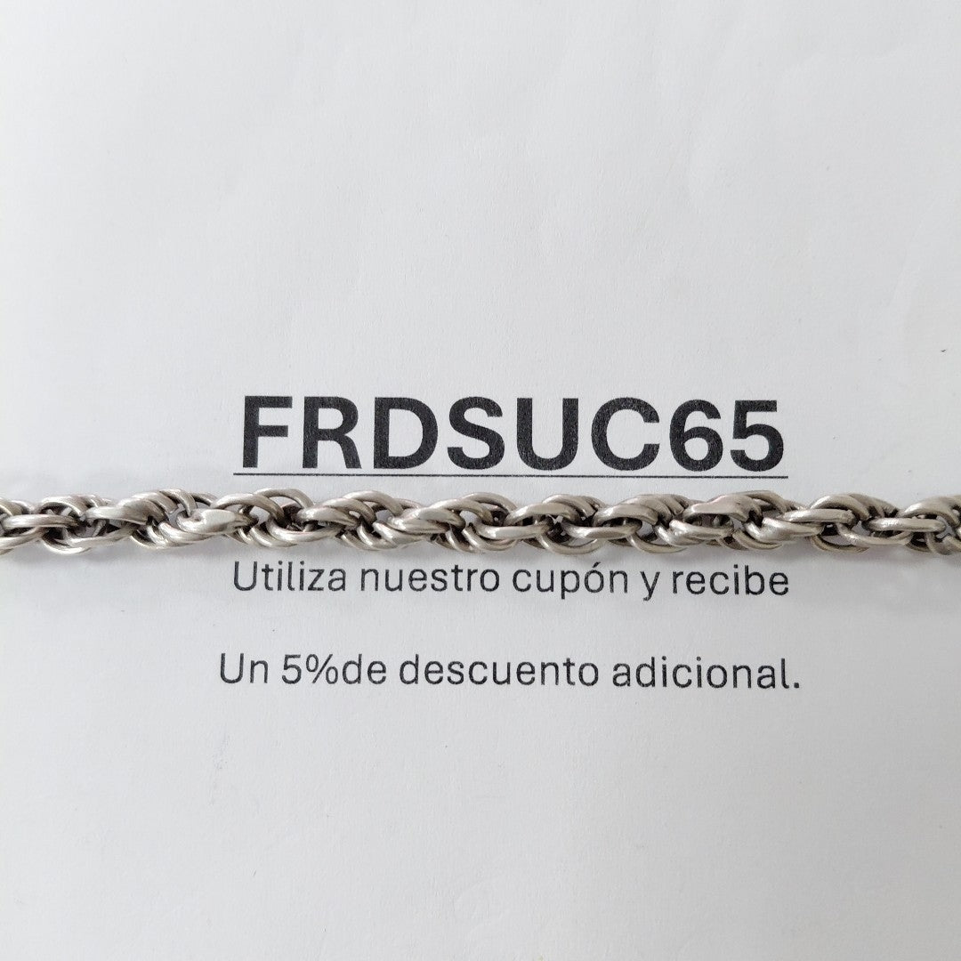 PULSERA PLATA 18.6 GRMS (SEMINUEVO)