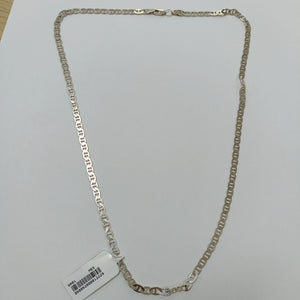CADENA TEJIDO GUCHI PLATA .925 55 CM 12.5 GR (NUEVO)