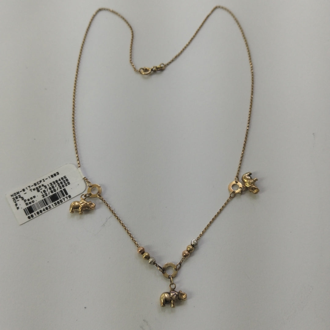 CADENA ORO COMBINADO 14 K 3.4 GRMS (SEMINUEVO)