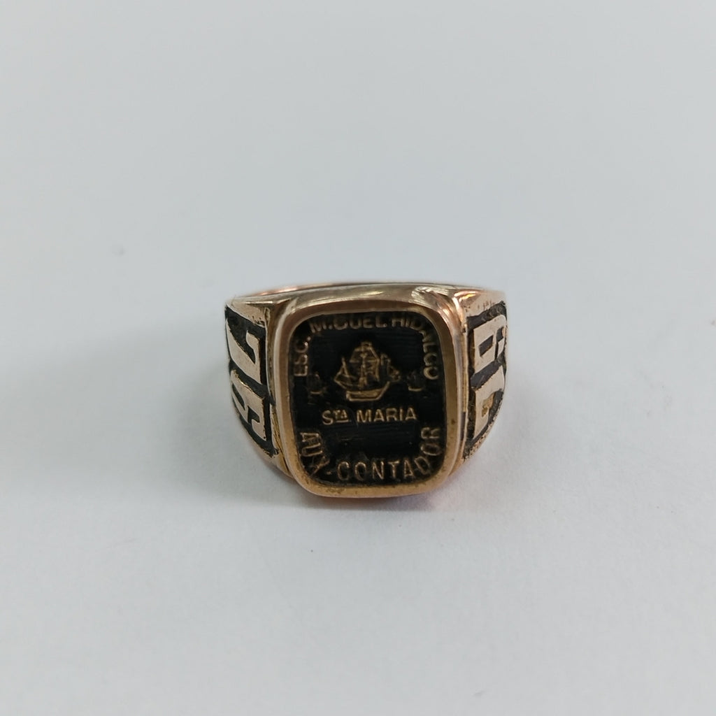 ANILLO DE GRADUACIÓN ORO 8 K 5,70 GRMS (SEMINUEVO)