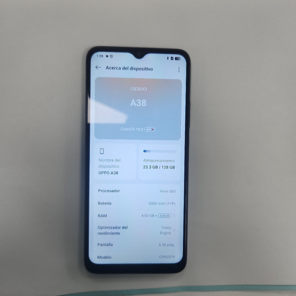 CELULAR OPPO A38 CPH2579 (2023) 128 GB 4 GB RAM (SEMINUEVO)