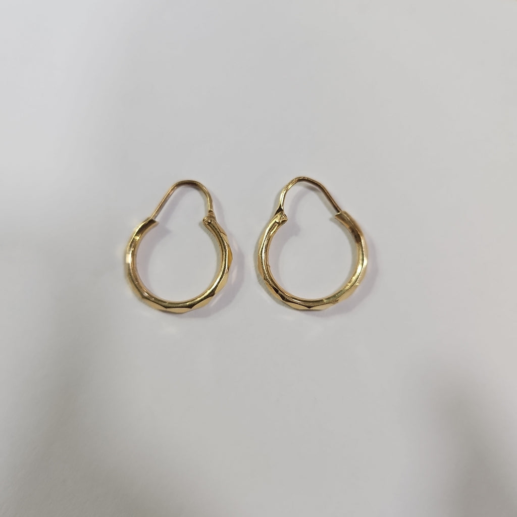 ARRACADAS PAR ORO 14 K 1.1 GRMS (SEMINUEVO)