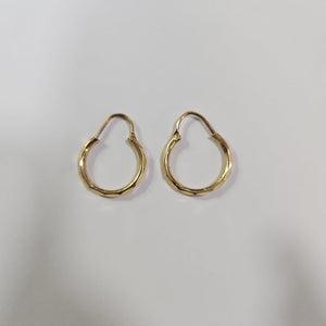 ARRACADAS PAR ORO 14 K 1.1 GRMS (SEMINUEVO)