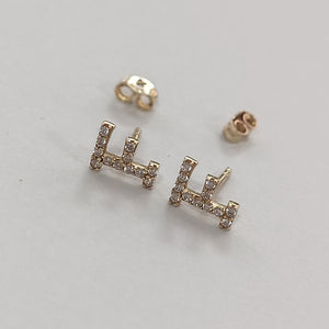 ARETES PAR ORO 14 K 0.8 GRMS (SEMINUEVO)
