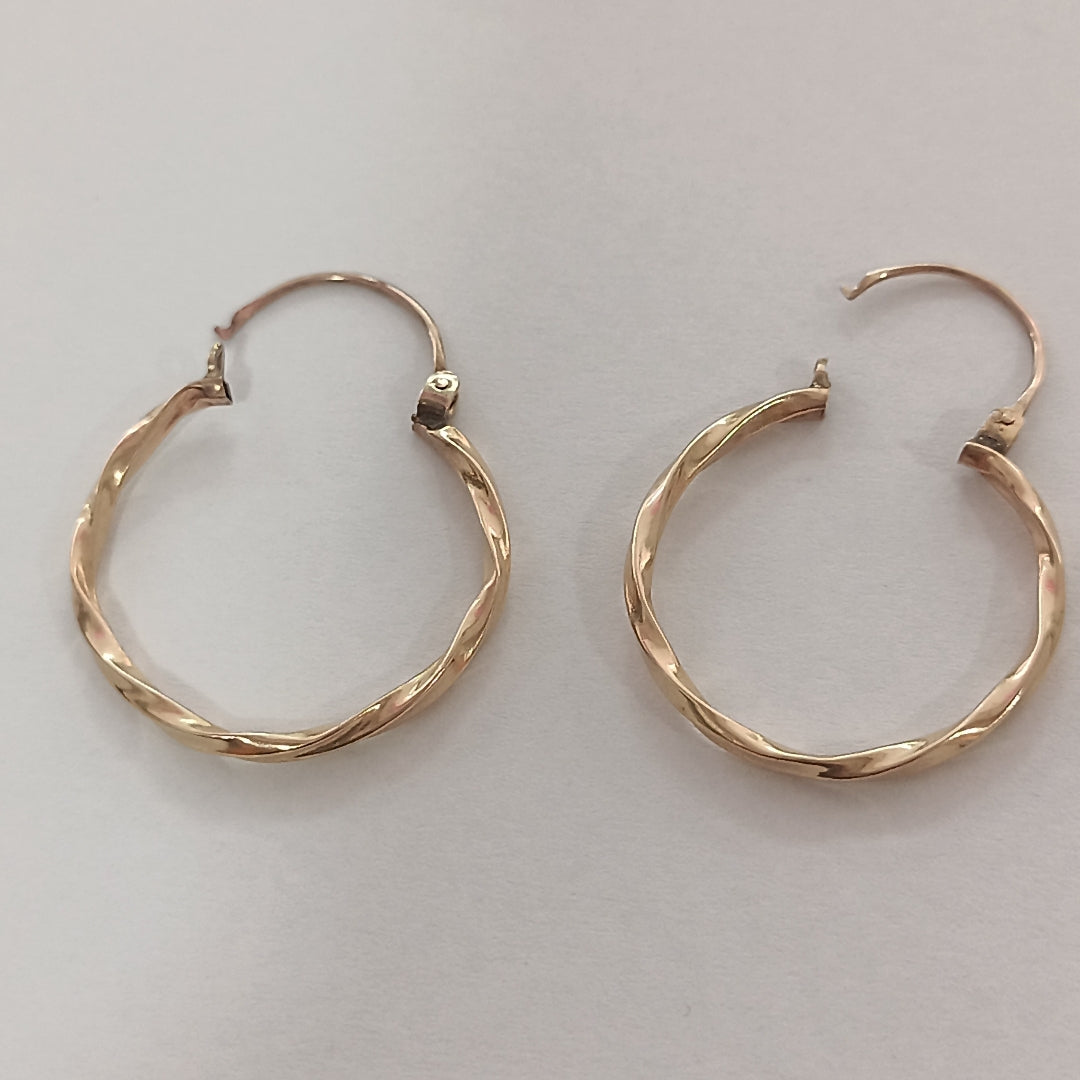 ARRACADAS PAR ORO 14 K 1,90 GRMS (SEMINUEVO)