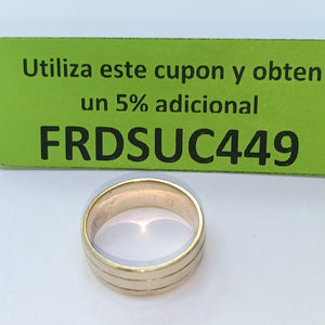 ARGOLLA ORO 10 K 8.3 GRMS (SEMINUEVO)