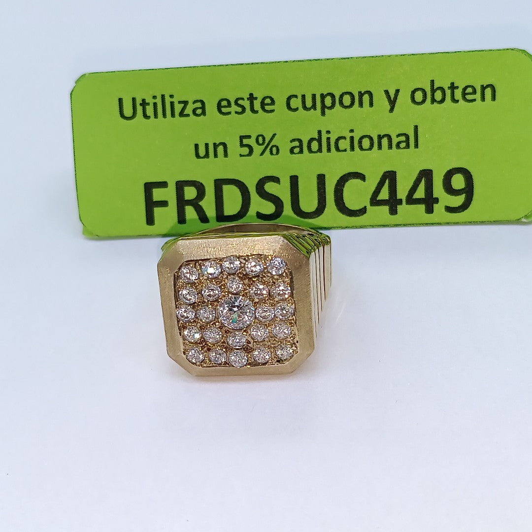 ANILLO ORO 14 K 11.2 GRMS (SEMINUEVO)