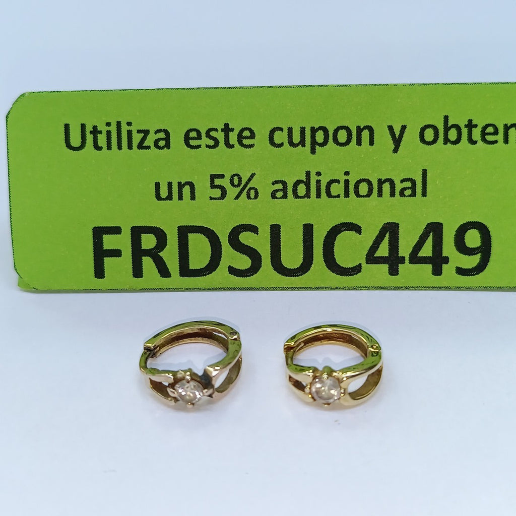 ARRACADAS PAR ORO 10 K 2,30 GRMS (SEMINUEVO)