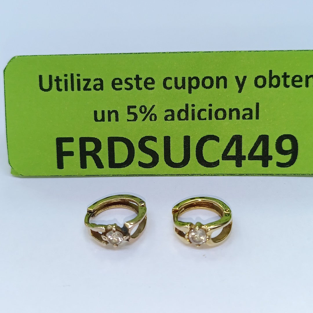 ARRACADAS PAR ORO 10 K 2,30 GRMS (SEMINUEVO)
