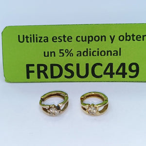 ARRACADAS PAR ORO 10 K 2,30 GRMS (SEMINUEVO)