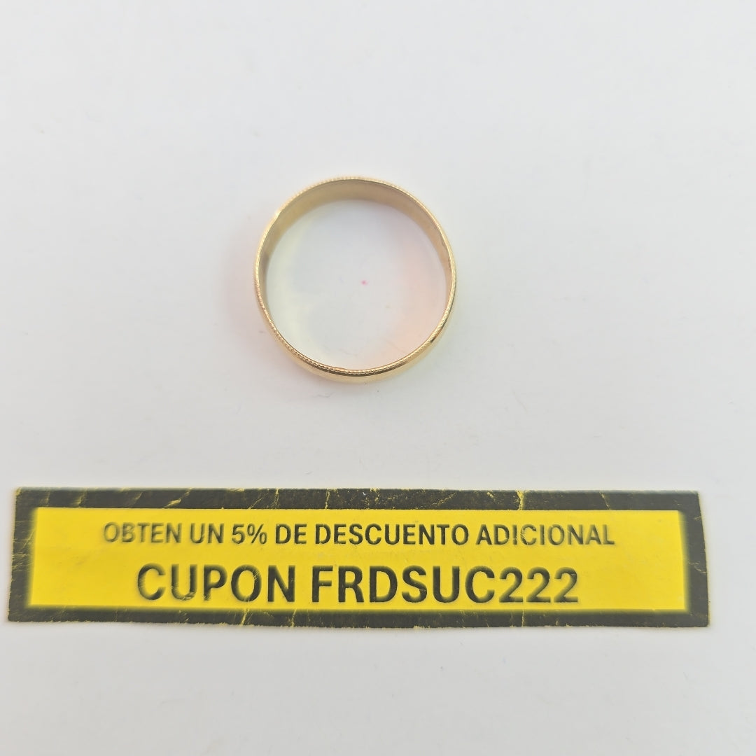 ARGOLLA ORO 10 K 2.2 GRMS (SEMINUEVO)