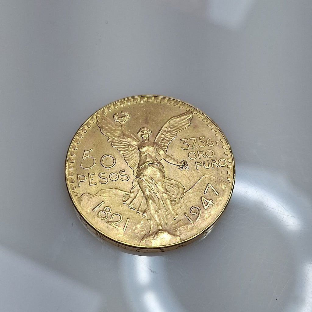 K1 41,60 GRMS 21 K IDENTIFICACIÓN MONEDA NOMINATIVA MONEDAS PESOS 50 PESOS (SEMINUEVO)