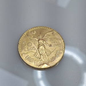 Moneda Centenario Cincuenta Pesos Oro Mexicano 21.6K