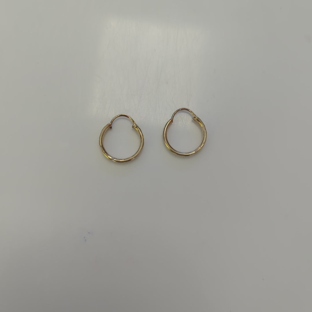 ARRACADAS PAR ORO 10 K 1,10 GRMS (SEMINUEVO)