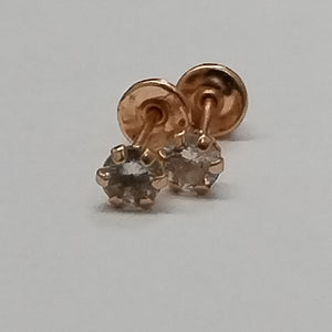 BROQUELES PAR ORO 14 K 0.3 GRMS (SEMINUEVO)
