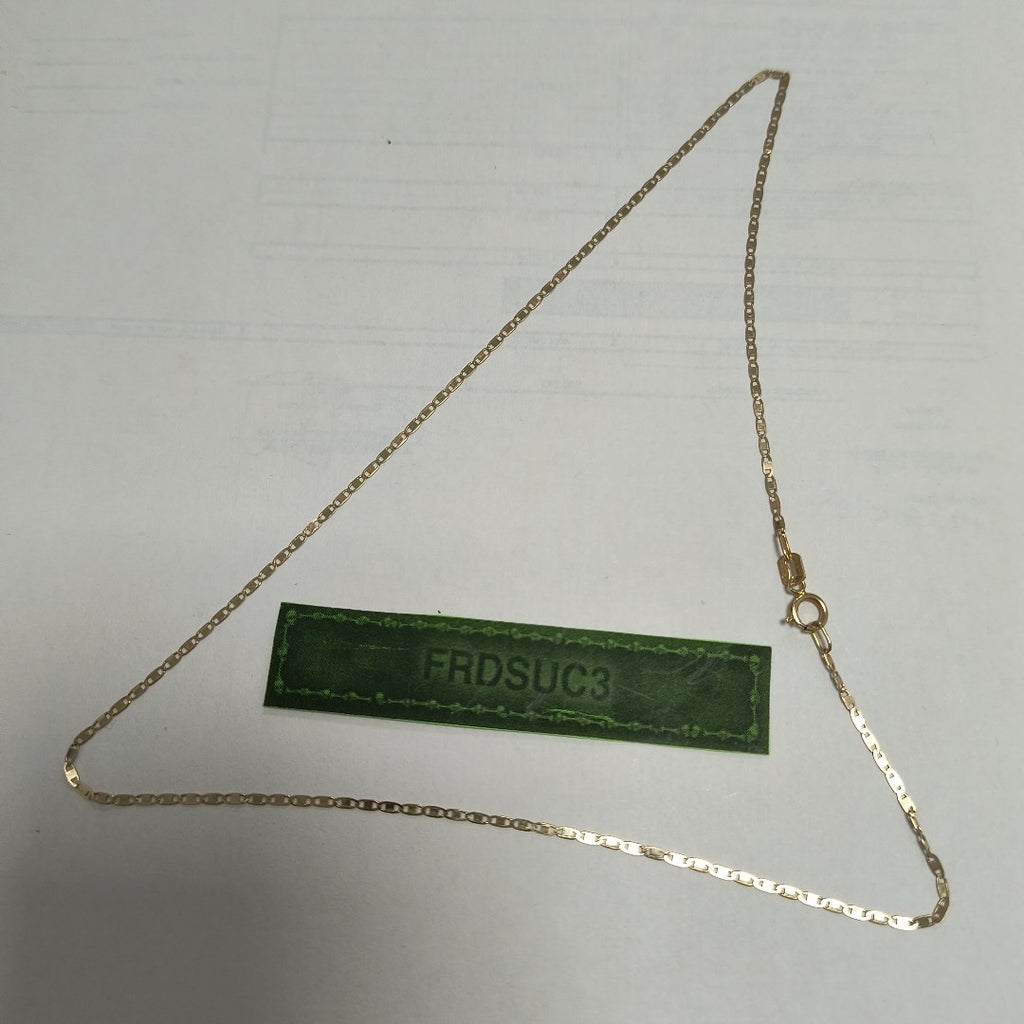 CADENA ORO 14 K 1,20 GRMS (SEMINUEVO)