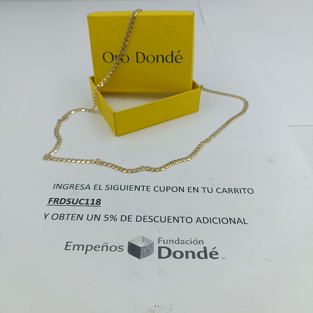 CADENA ORO 10 K 12.5 GRMS (SEMINUEVO)