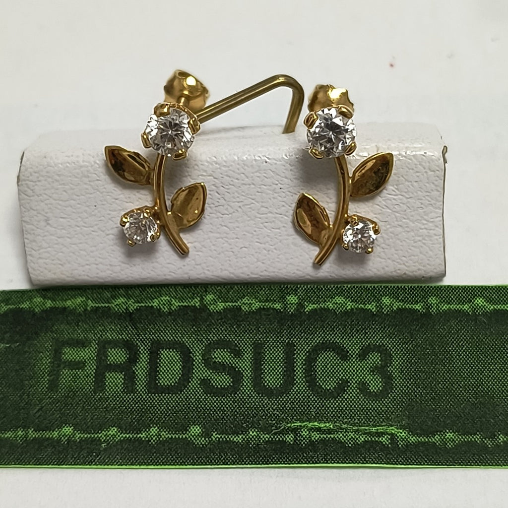 BROQUELES PAR ORO 14 K 1,00 GRMS (SEMINUEVO)