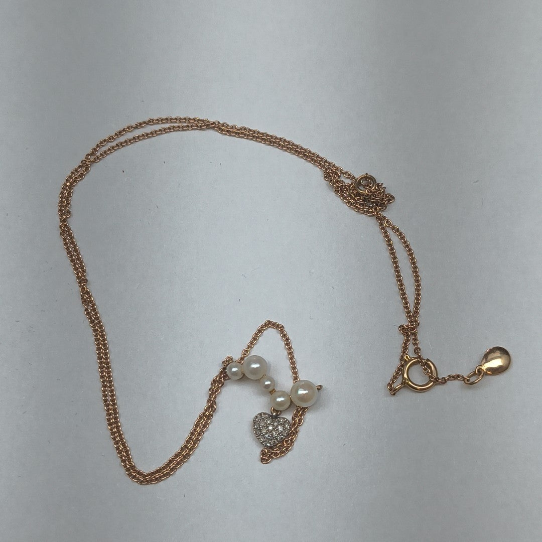 COLLAR ORO COMBINADO 14 K 1.8 GRMS (SEMINUEVO)