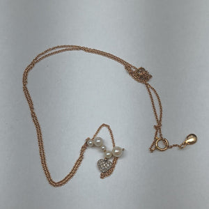 COLLAR ORO COMBINADO 14 K 1.8 GRMS (SEMINUEVO)