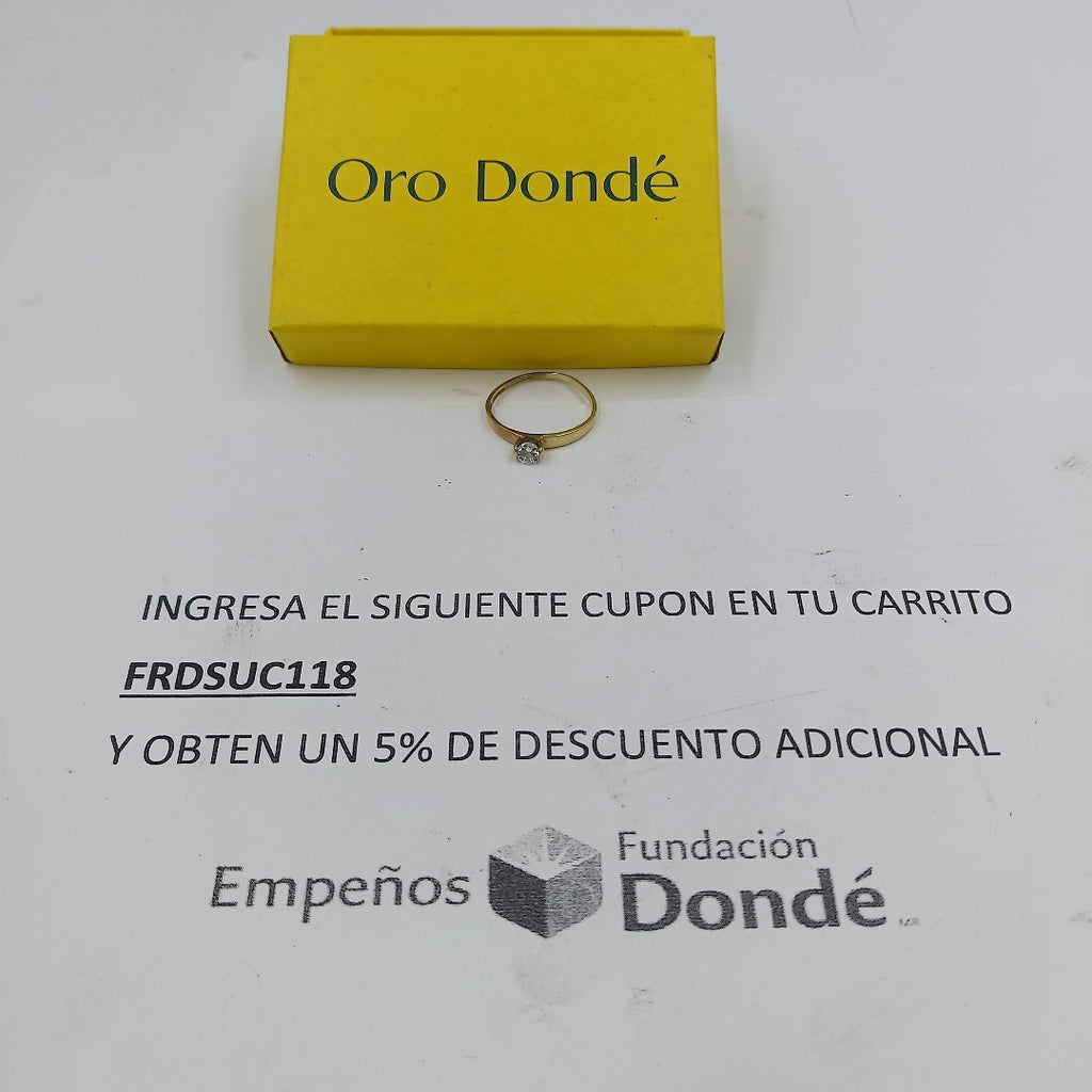 ANILLITO ORO 10 K 1.1 GRMS (SEMINUEVO)