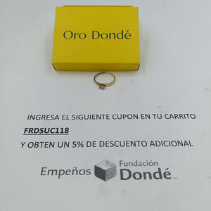ANILLITO ORO 10 K 1.1 GRMS (SEMINUEVO)