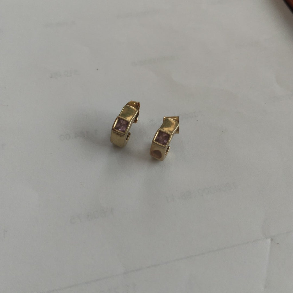 ARETES PAR ORO 14 K 2,30 GRMS (SEMINUEVO)