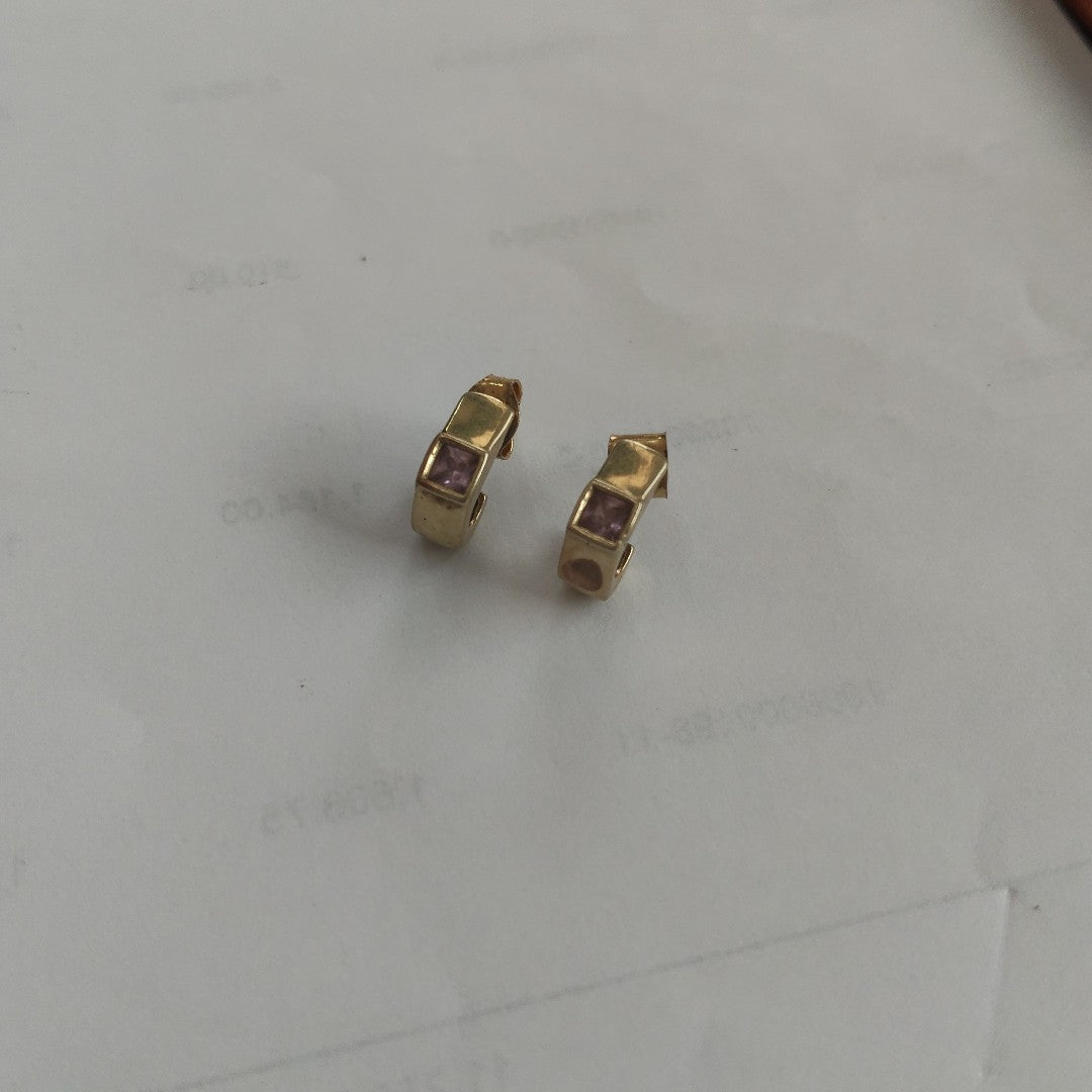 ARETES PAR ORO 14 K 2,30 GRMS (SEMINUEVO)