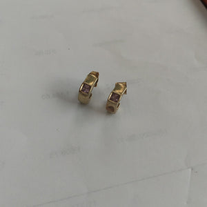 ARETES PAR ORO 14 K 2,30 GRMS (SEMINUEVO)
