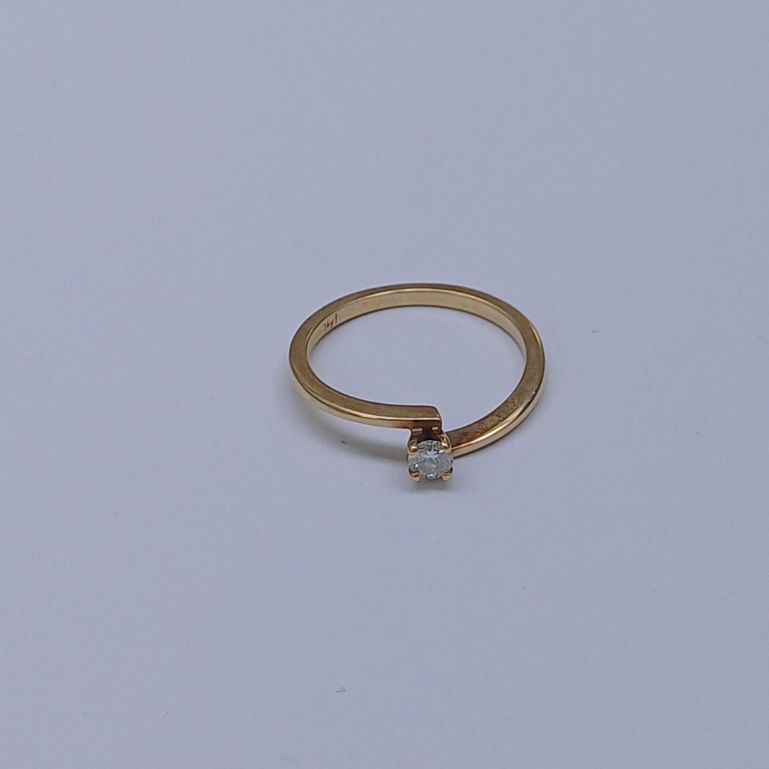 ANILLITO ORO 14 K 1.9 GRMS (SEMINUEVO)