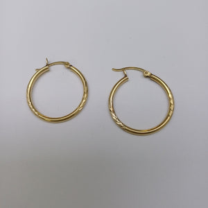 ARRACADAS PAR ORO 14 K 1.6 GRMS (SEMINUEVO)