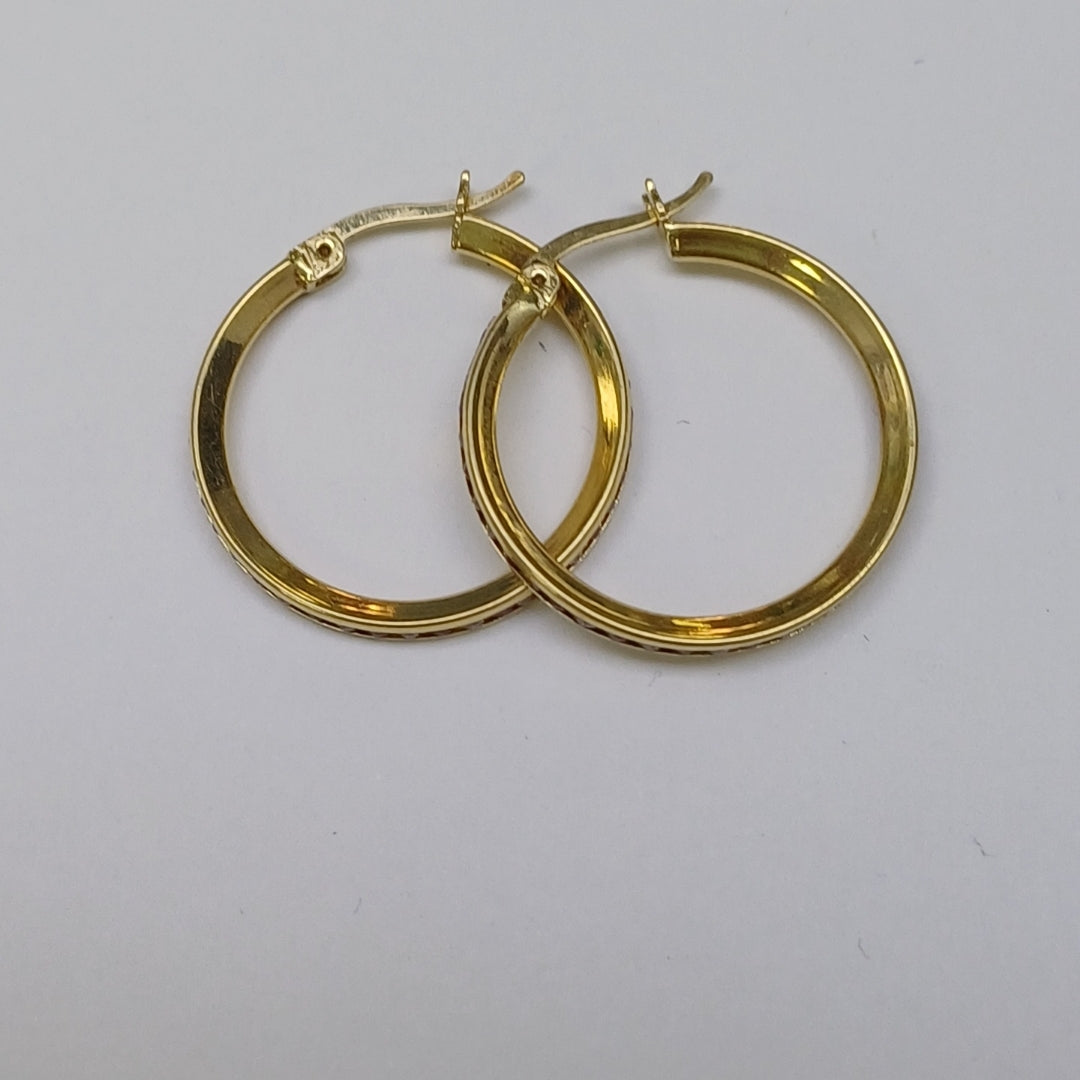 ARRACADAS PAR ORO 14 K 1.7 GRMS (SEMINUEVO)