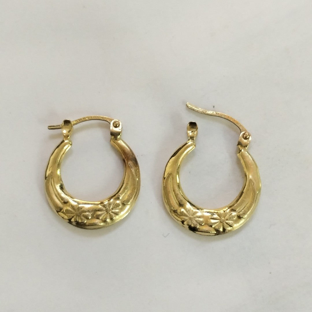 ARRACADAS PAR ORO 10 K 1.4 GRMS (SEMINUEVO)