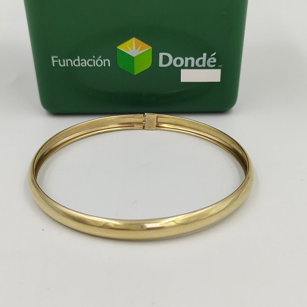 PULSERA RIGIDA ORO 10 K 7 GRMS (SEMINUEVO)