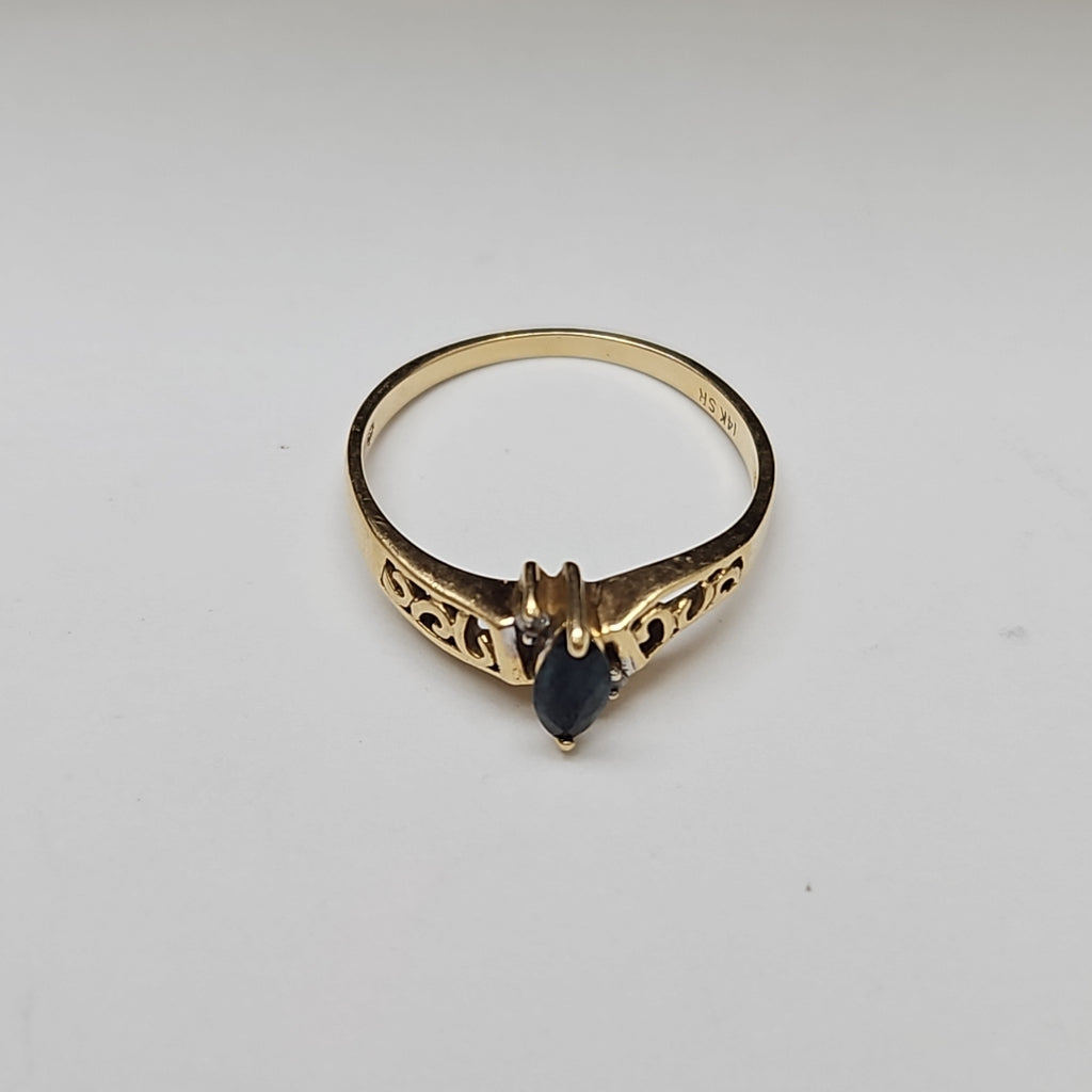 ANILLO ORO 14 K 1,50 GRMS (SEMINUEVO)