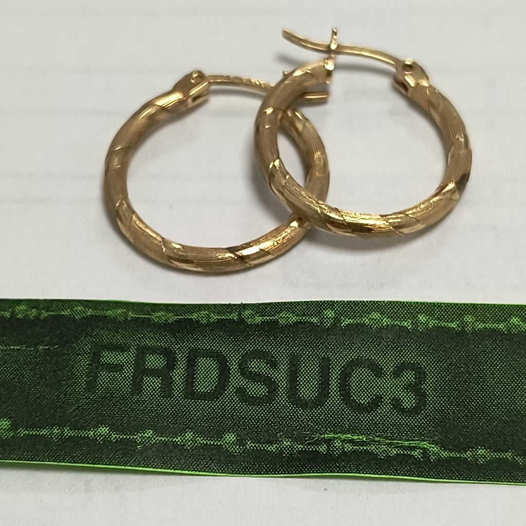 ARRACADAS PAR ORO 14 K 2 GRMS (SEMINUEVO)