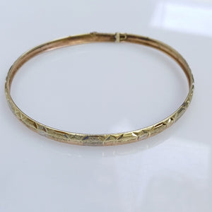 PULSERA RIGIDA ORO 10 K 4.6 GRMS (SEMINUEVO)