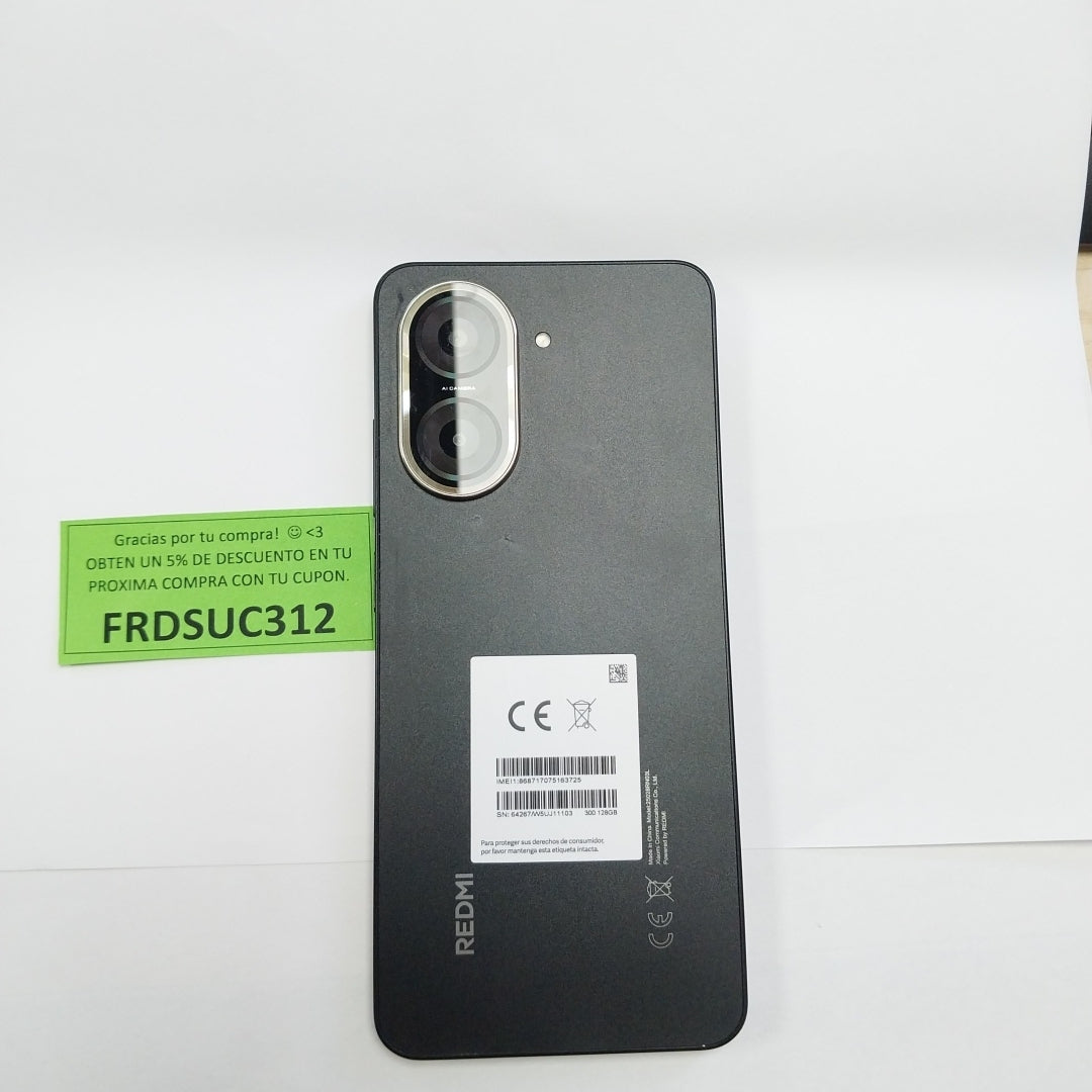 CELULAR XIAOMI REDMI A5 25028RN03L (2025) 128 GB 4 GB RAM (SEMINUEVO)