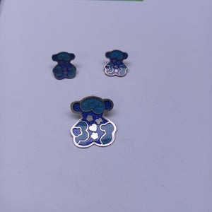 ARETES PAR, DIJE PLATA 6.8 GRMS (SEMINUEVO)