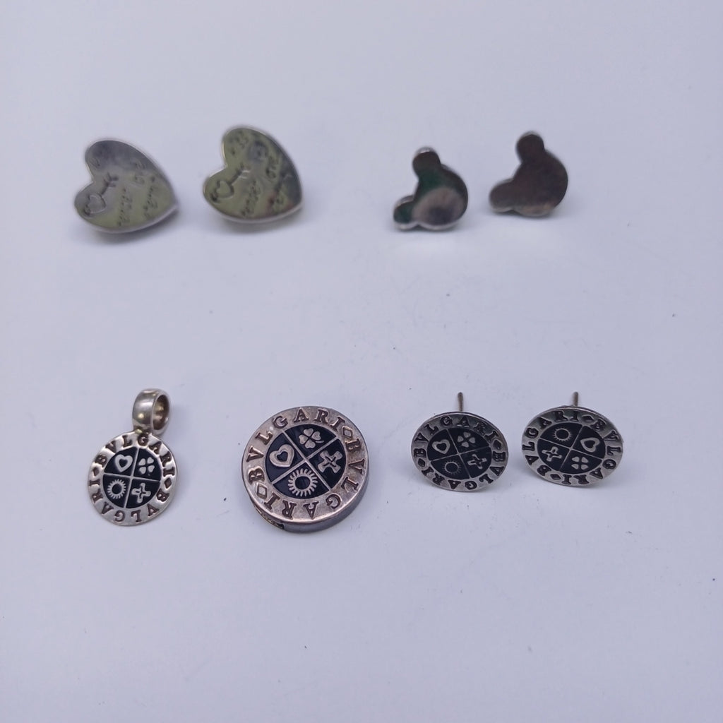 ARETES PAR, DIJE PLATA 16.1 GRMS (SEMINUEVO)