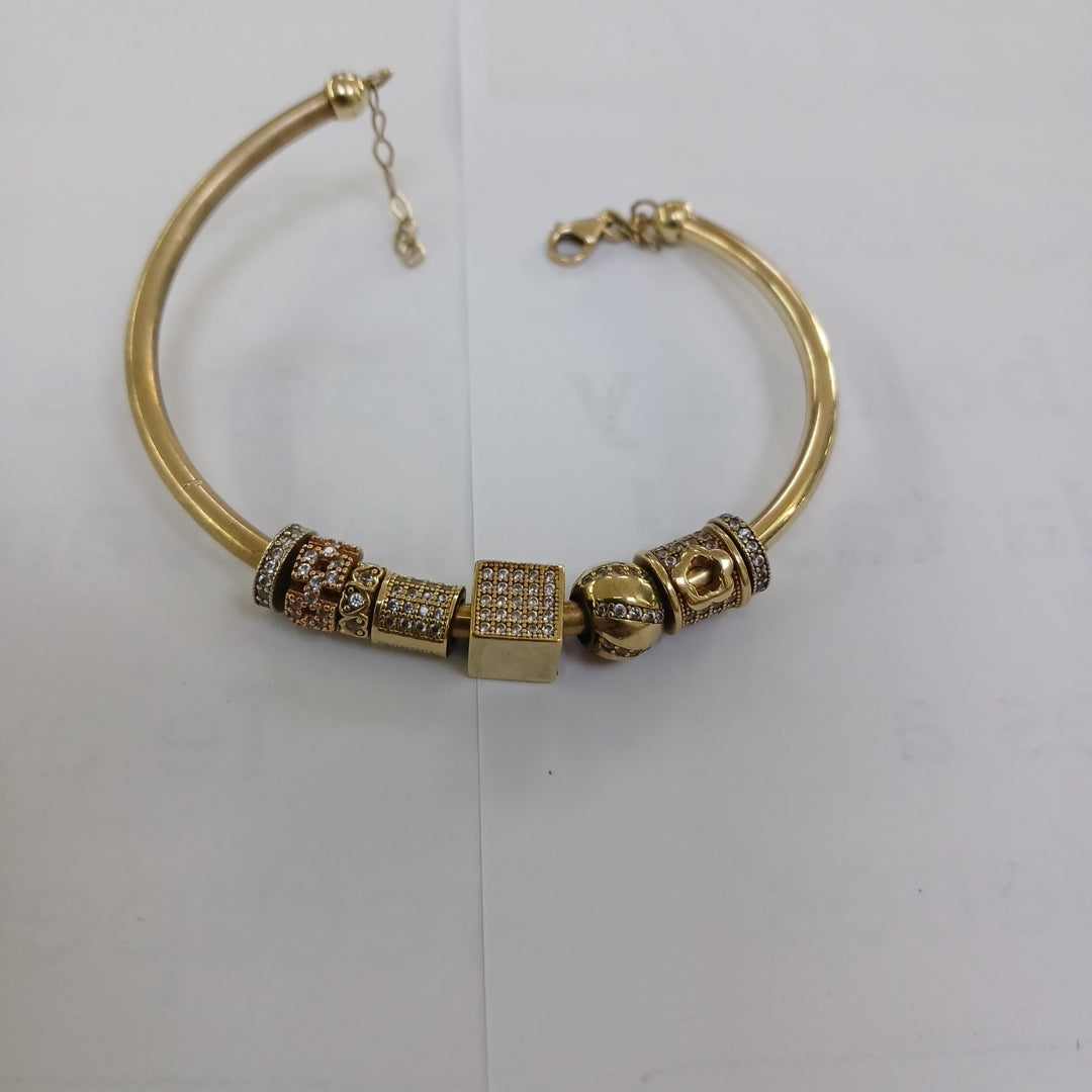PULSERA RIGIDA ORO 10 K 12,00 GRMS (SEMINUEVO)