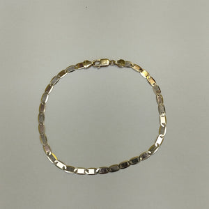 PULSERA ORO COMBINADO 14 K 4.4 GRMS (SEMINUEVO)