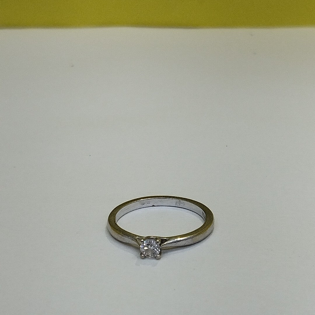 ANILLITO ORO BLANCO 14 K 2.2 GRMS (SEMINUEVO)