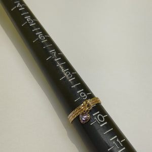 ANILLITO ORO COMBINADO 14 K 2 GRMS (SEMINUEVO)