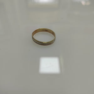 ARGOLLA ORO 14 K 0.9 GRMS (SEMINUEVO)