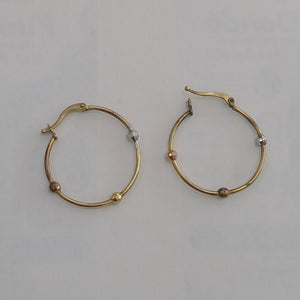 ARRACADAS PAR ORO 10 K 1.5 GRMS (SEMINUEVO)