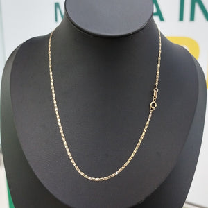 CADENA ORO,RODIADO 8 K 1,30 GRMS (SEMINUEVO)