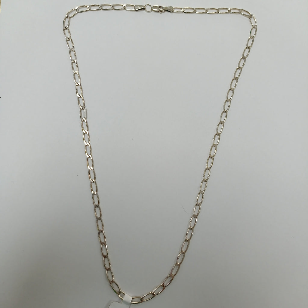 CADENA TEJIDO ESLABONES PLATA .925 55 CM 10 GR (NUEVO)
